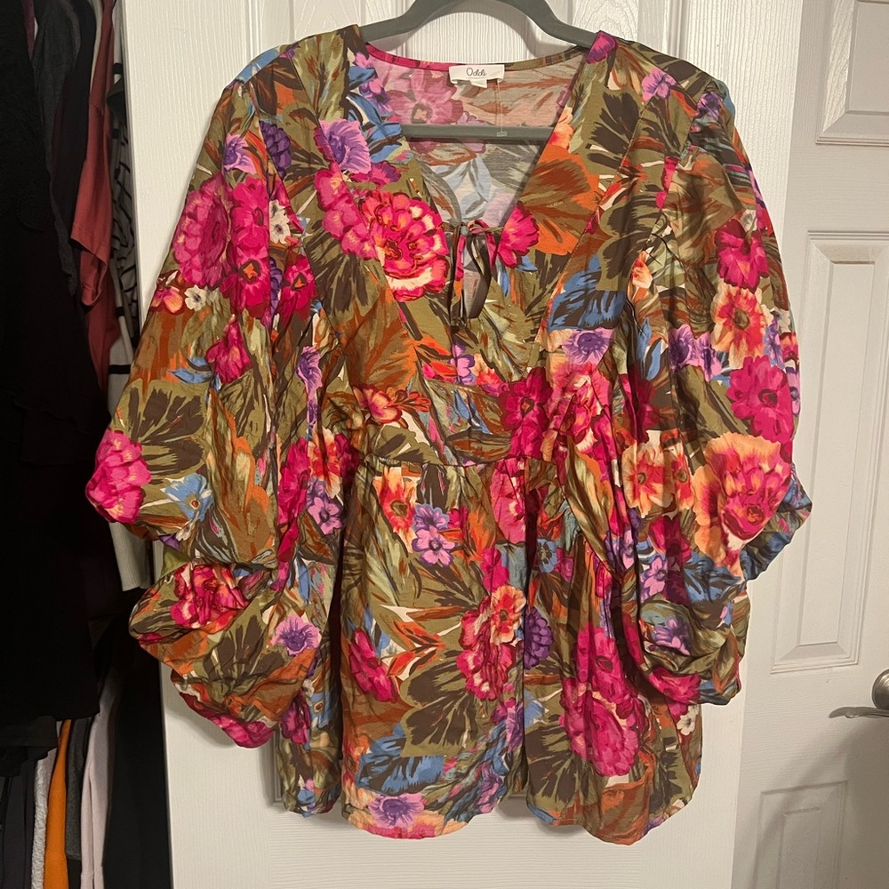 Women's Floral Top - Multicolor